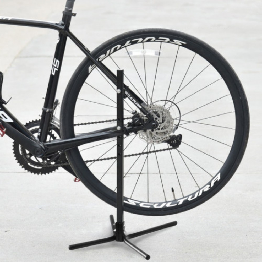 하네르 자전거수직거치대 일자형 스탠드 정비대, 블랙, 1개 25,900원