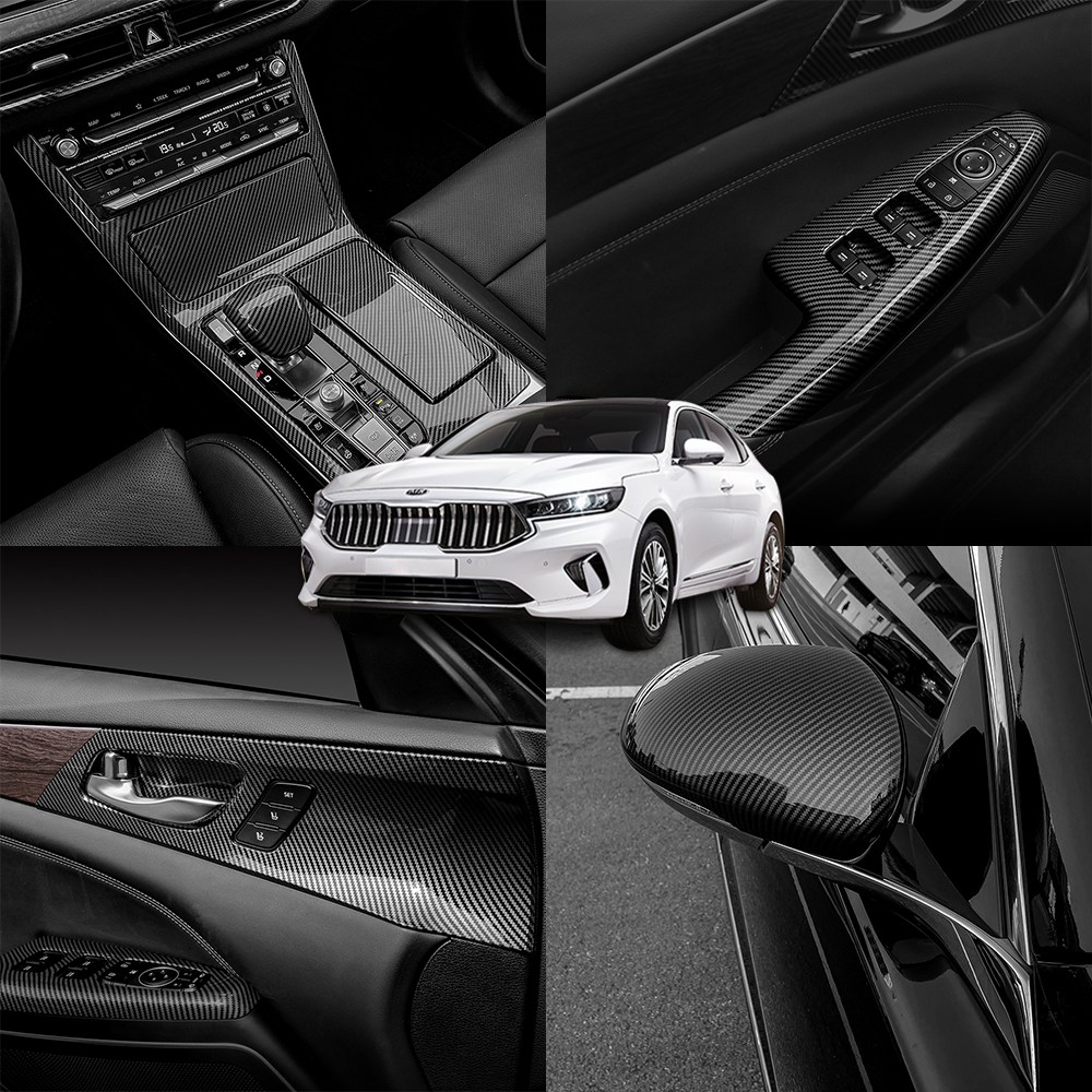 더블랙 호환 K7 프리미어 실내 실외 튜닝 용품 카본 크롬 몰딩 모음 23,500원