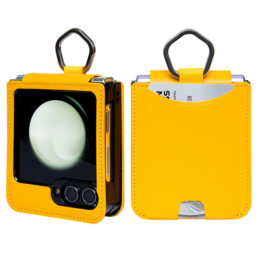 폰누리 갤럭시 Z플립 링 힌지보호 가죽 카드 휴대폰 케이스 26,800원