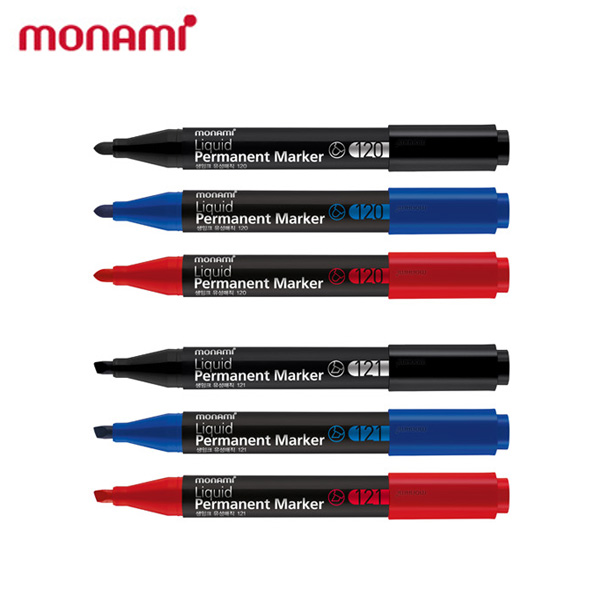 모나미 생잉크 유성매직 12개입/타 120 121 12,200원