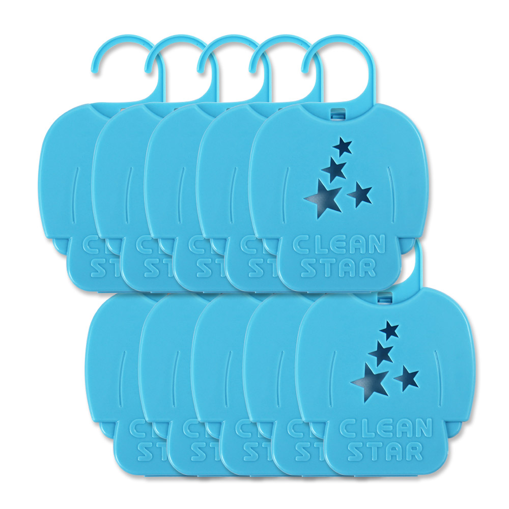 크린스타 옷장탈취제 방향제 냄새제거 본품 아쿠아향, 10개, 4g 11,900원