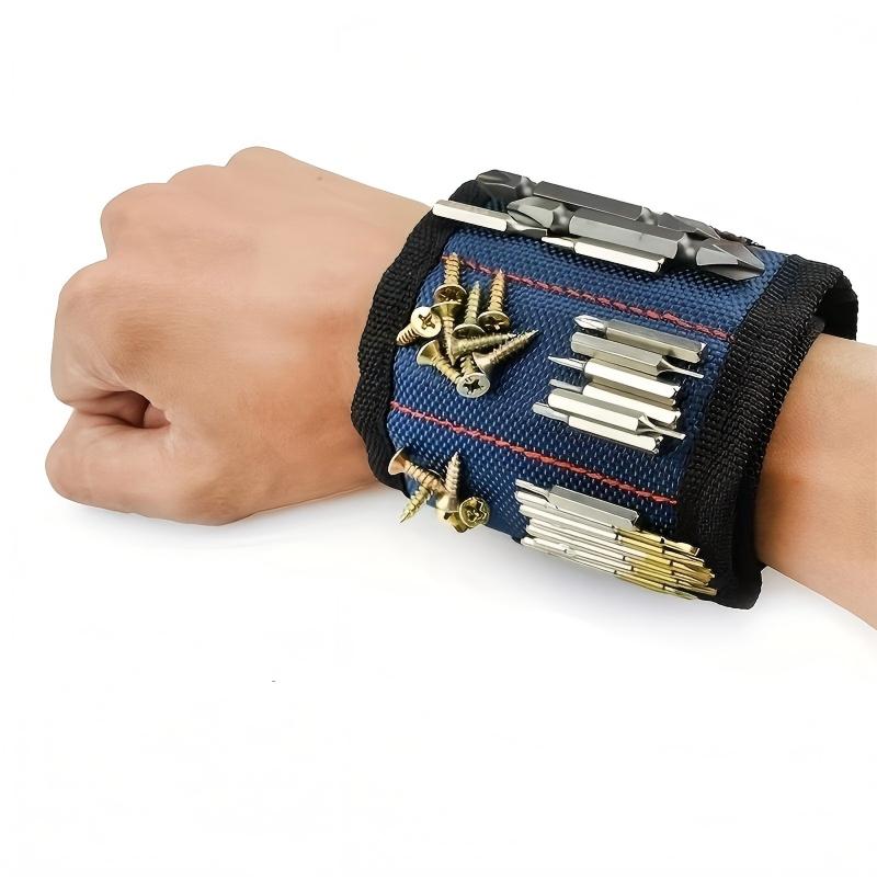 초강력 나사 볼트 작업용 공구 수납 손목 자석 밴드 8,000원