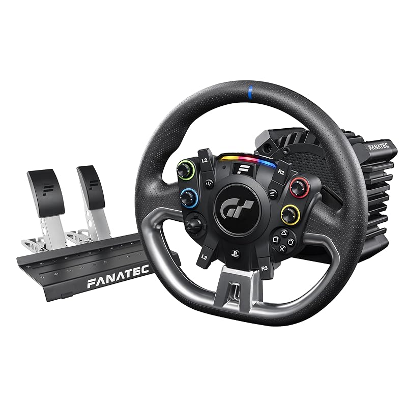 FANATEC Gran Turismo의 공식 라이선스를 획득하고 DD Pro PlayStation 심 레이싱 Steering Wheel, Base, Pedals – Polyphon 1,219,780원