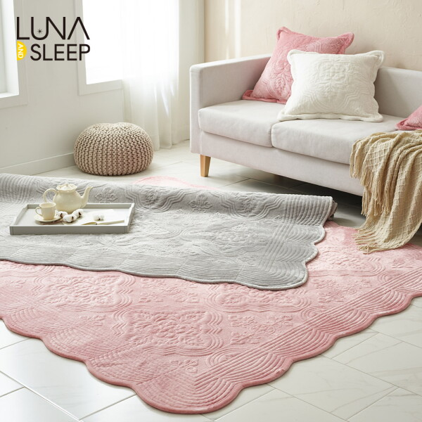 [루나앤슬립] ★1+1★[대형]목화솜 극세사 카페트 2종 62,900원