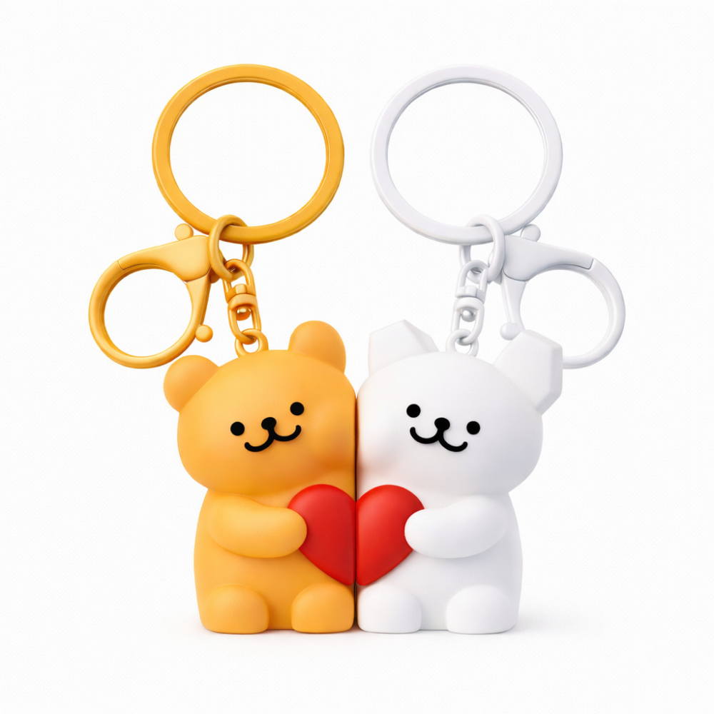자석키링 커플키링 분실방지 열쇠고리 곰돌이 악세서리 가방꾸미기 9,400원