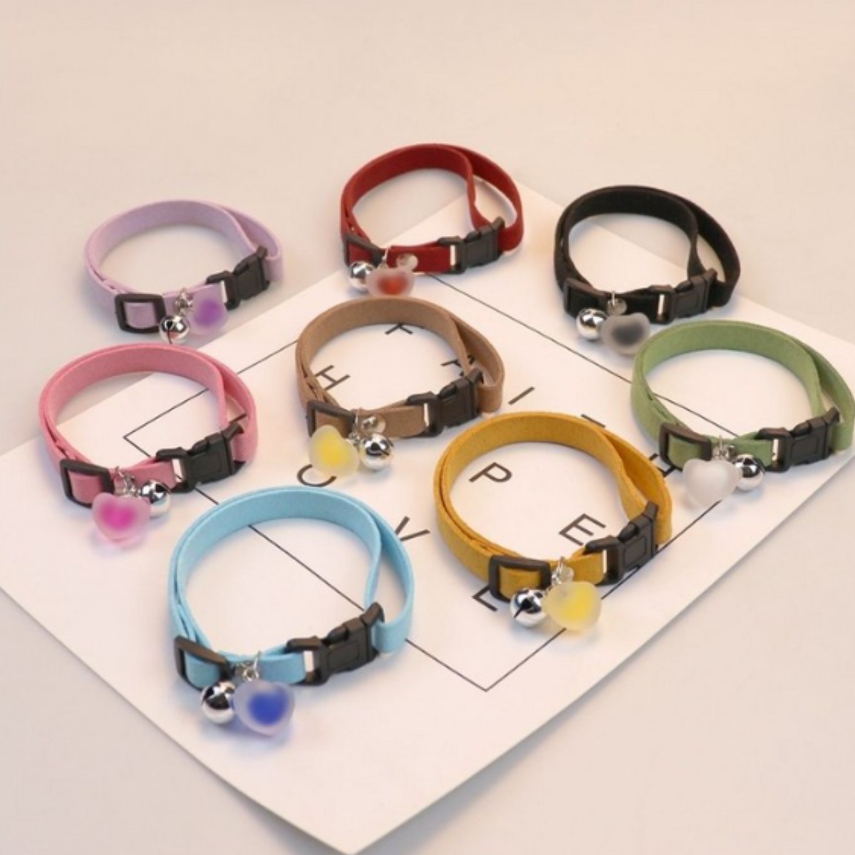 나나봉봉 (1+1) 벨벳 고양이 포인트 목걸이 동글젤리 강아지 방울 목걸이 13,900원