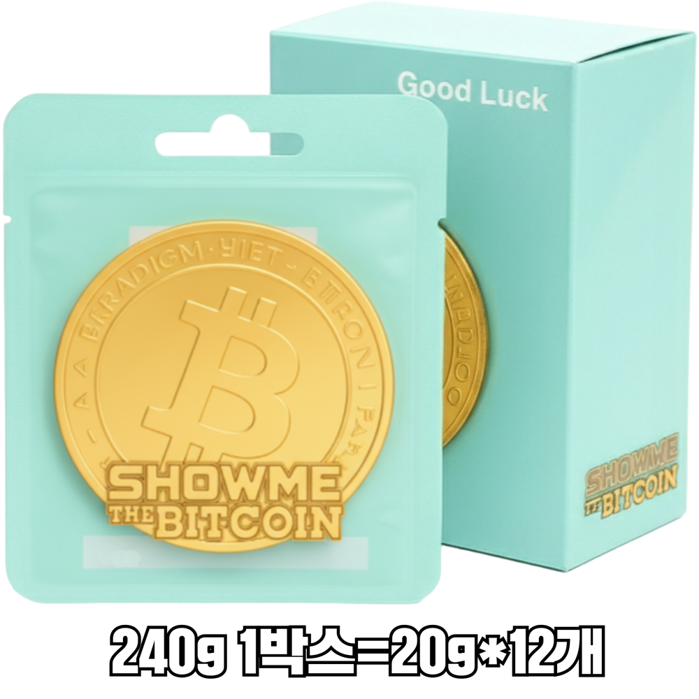 자연톡 이색선물 비트코인초콜릿 가상화폐 초콜렛 코인 초콜릿 15,800원