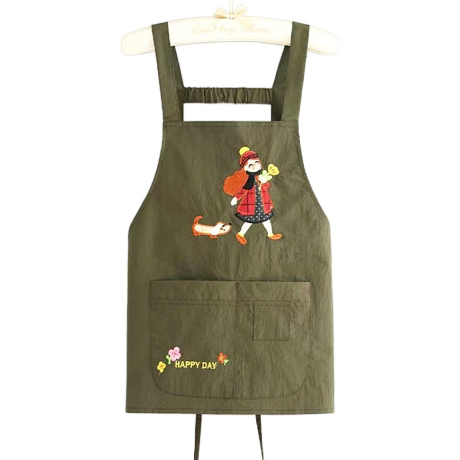 바른리빙 해피데이 자수 주방 카페 바리스타 앞치마 4,920원