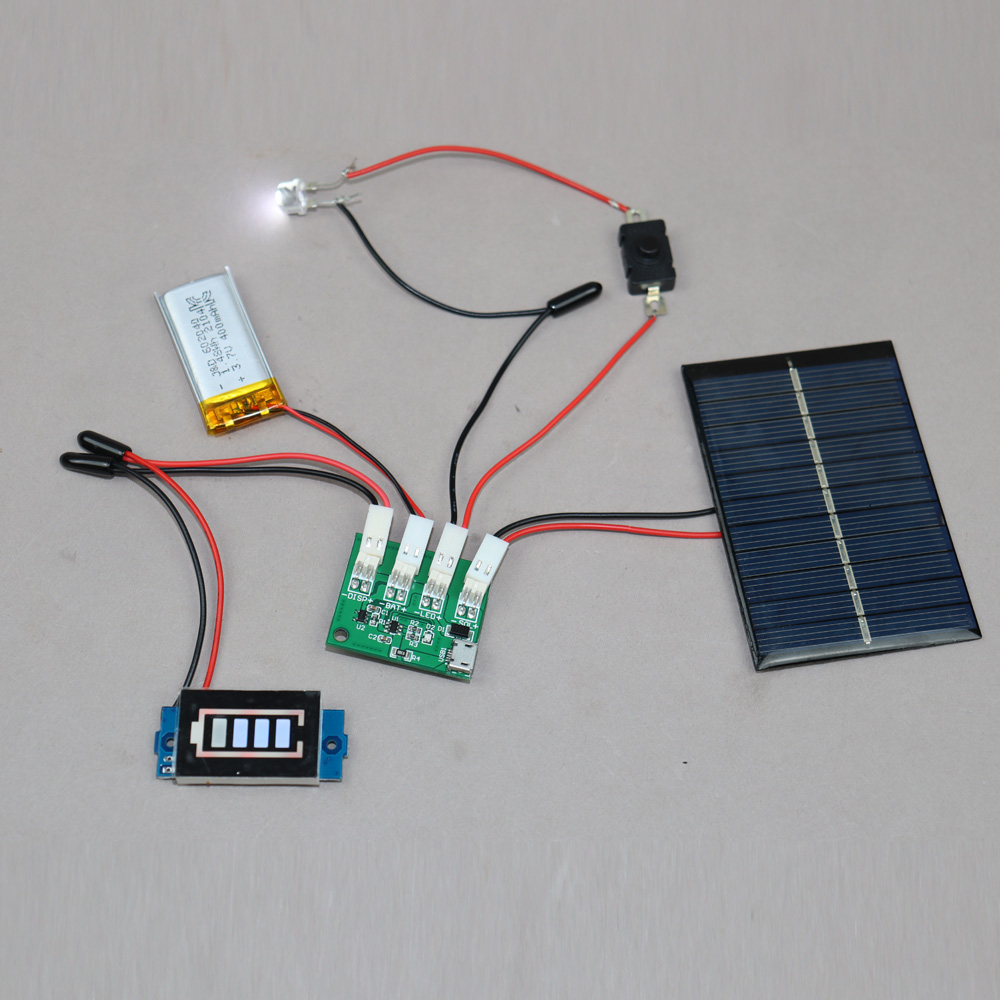 사이언쌤 태양광 발전 충전보드세트 3.7V용 USB충전겸용 16,000원