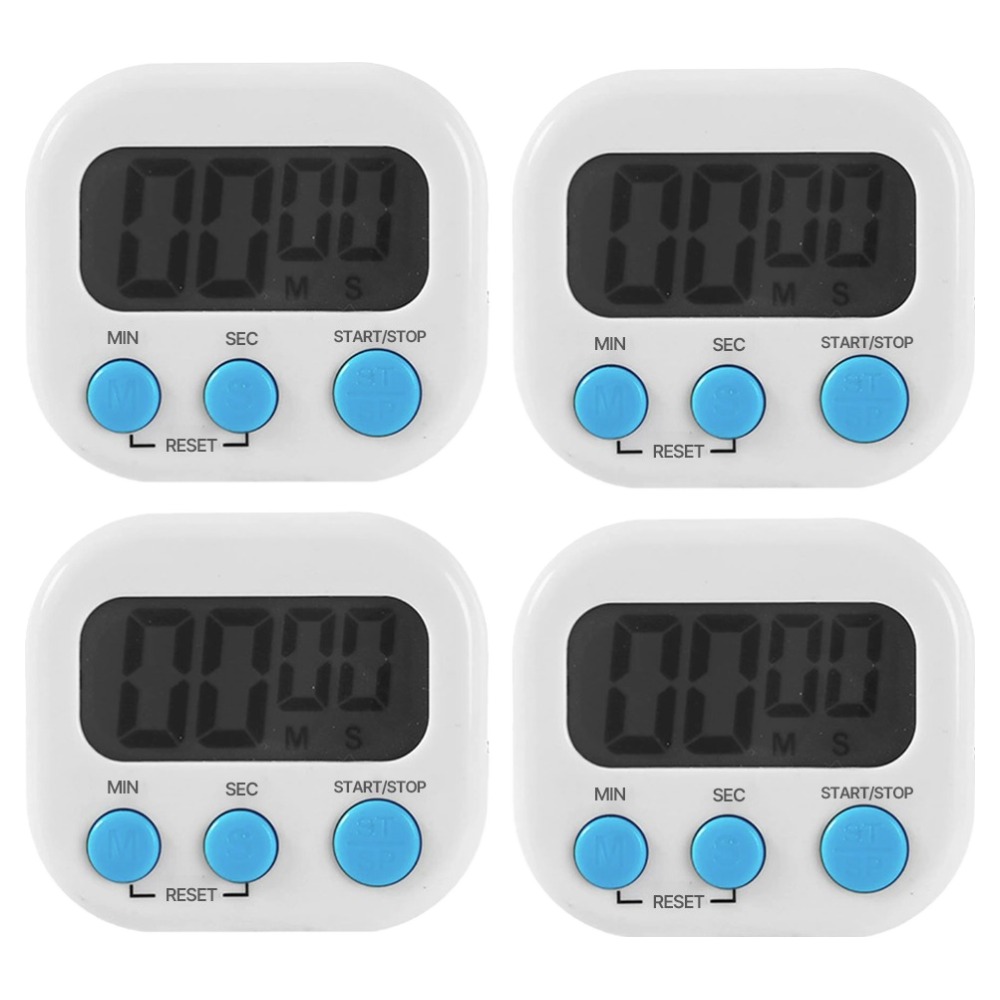 유니트리 주방 자석 타이머 시계, 4개, 화이트 6,850원