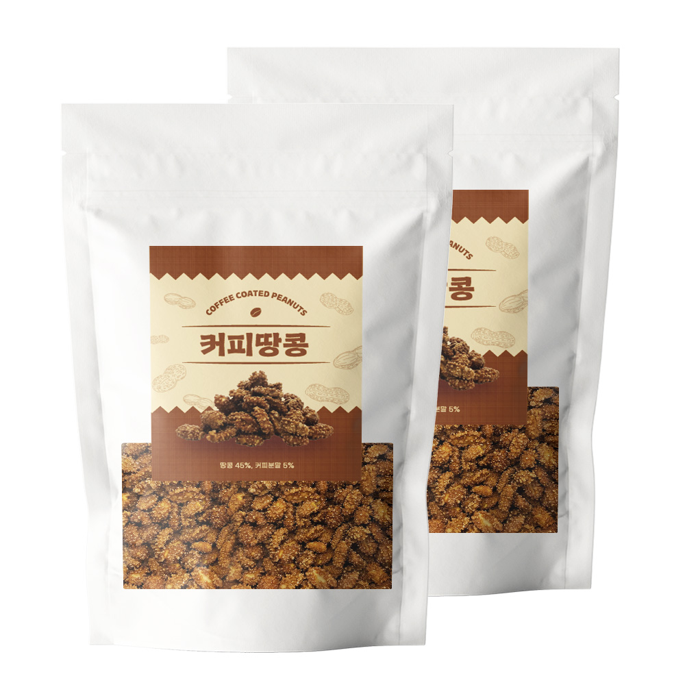 해나식품 커피땅콩, 2개, 1kg 13,550원