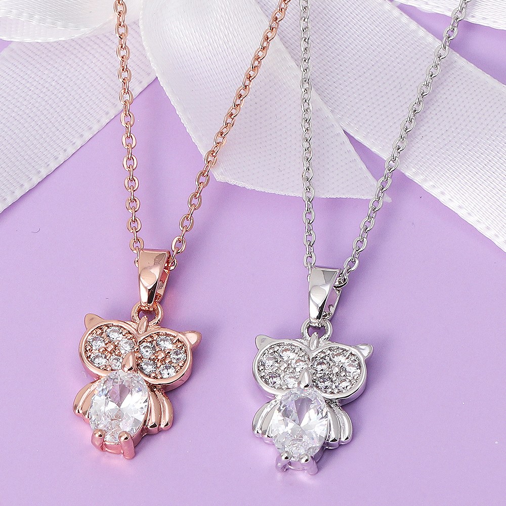 쥬골드 14K GP 행운 부엉이 14K목걸이 도금 패션 목걸이 7,480원