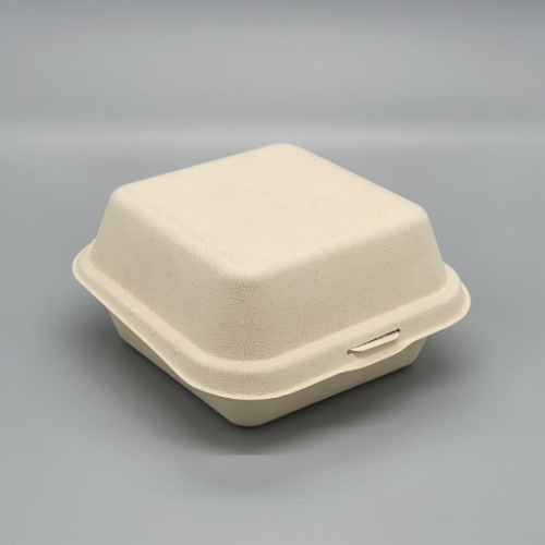 팩팜 펄프 햄버거 케이크 포장용기 B-003 (크라프트/알뜰형), 1개, 500개입 45,000원