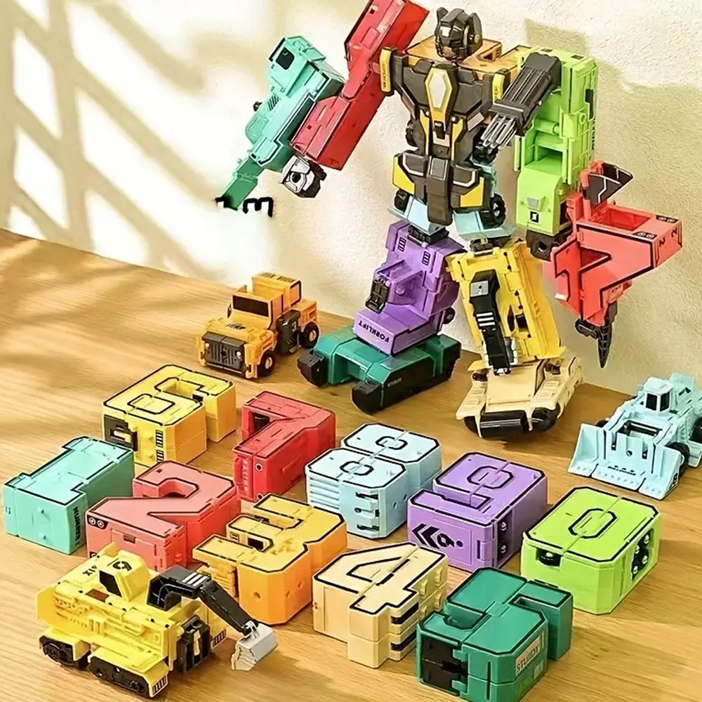 미라클 5단 합체 숫자변신로봇 알파벳 로봇, 1개, 미라클 숫자변신로봇 2종 36,800원