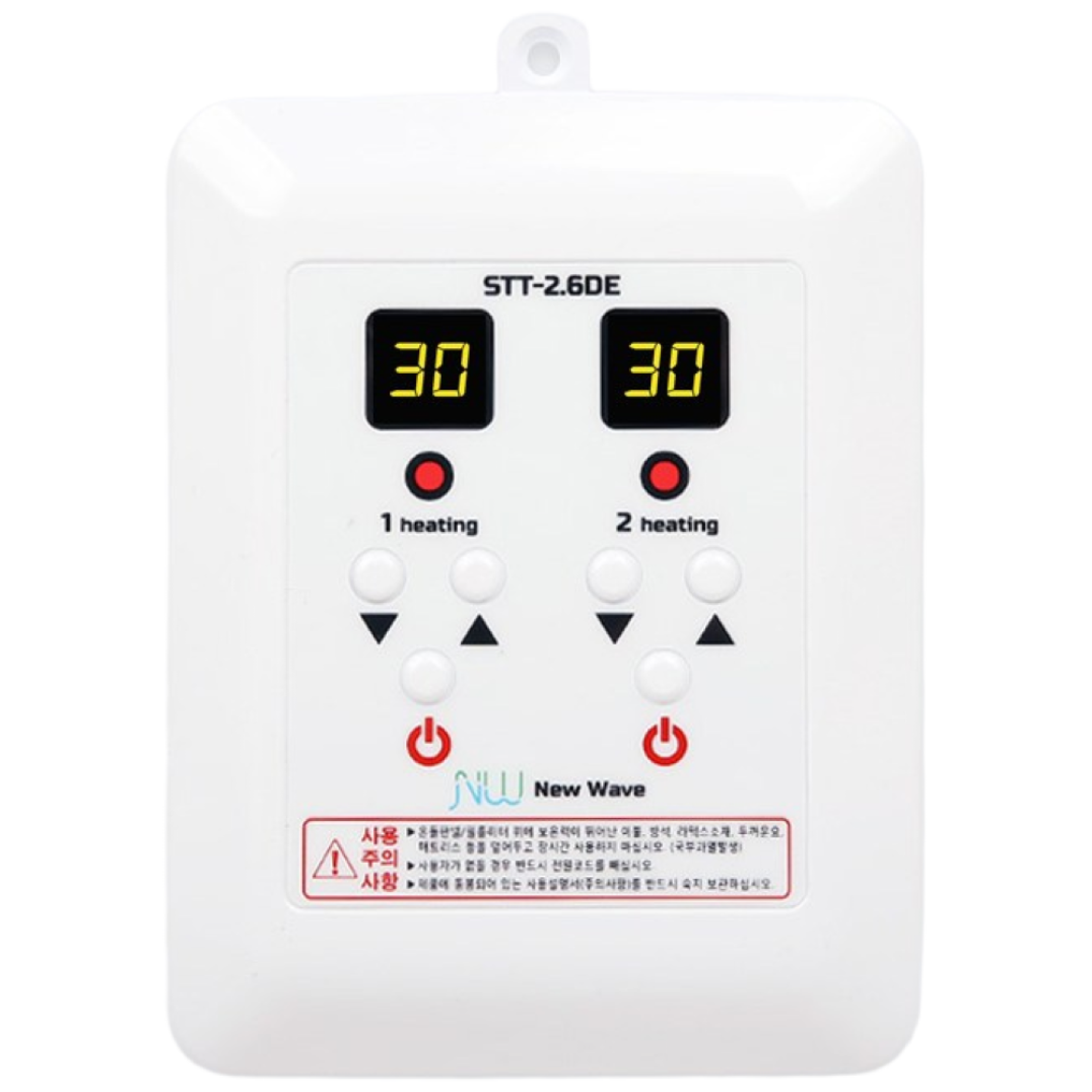 대호전자 /온도조절기 /전기판넬조절기 /1난방조절기/2난방조절기/난방필름조절기, 디지털STT-2.6DE(2난방), 1개 22,000원