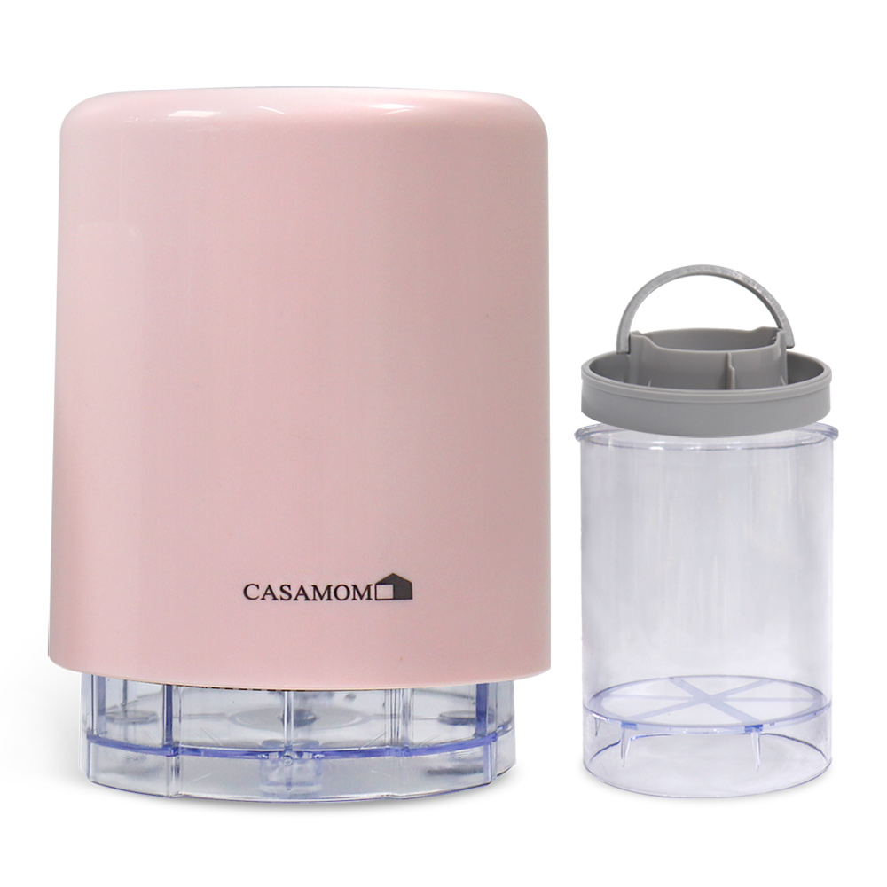 까사맘 짜고짜고 야채탈수기 스텐 음식짤순이 오이지 나물 두부물기제거, 유청 + 핑크, 1개 51,400원