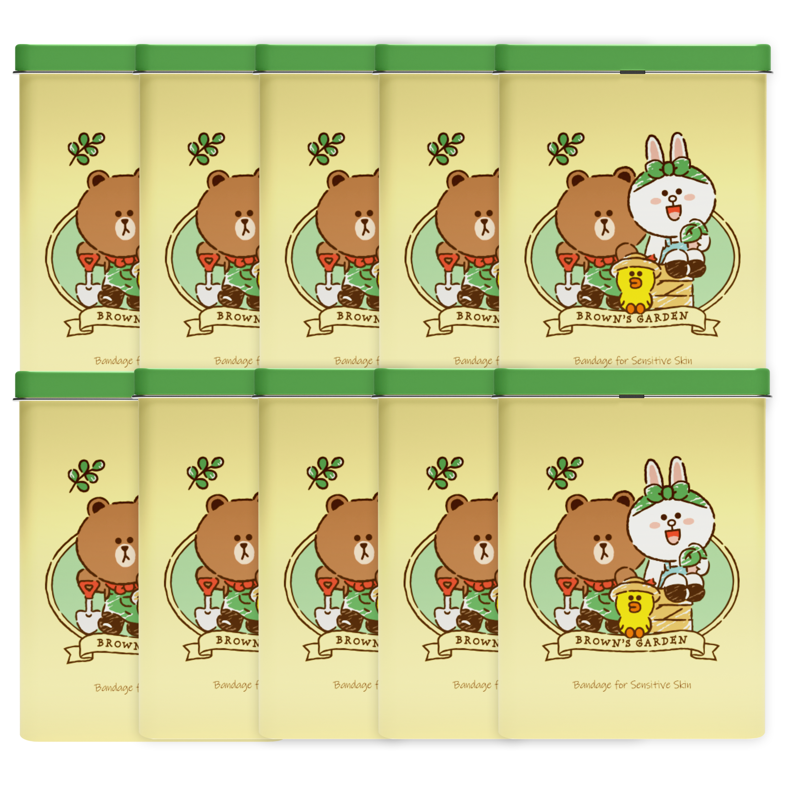 플레이드 라인프렌즈 키즈밴드 틴케이스 혼합형 30매입 캐릭터밴드 24,150원