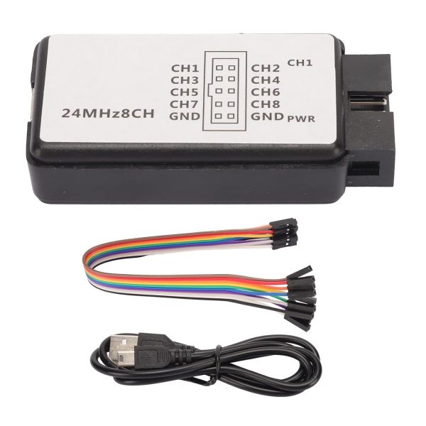 Vomeko USB 로직 분석기 장치Adeepen Logic Analyzer Device 24MHz 8CH 8채널 UARTIC SPI for Arduino FPGA M100 S 67,700원