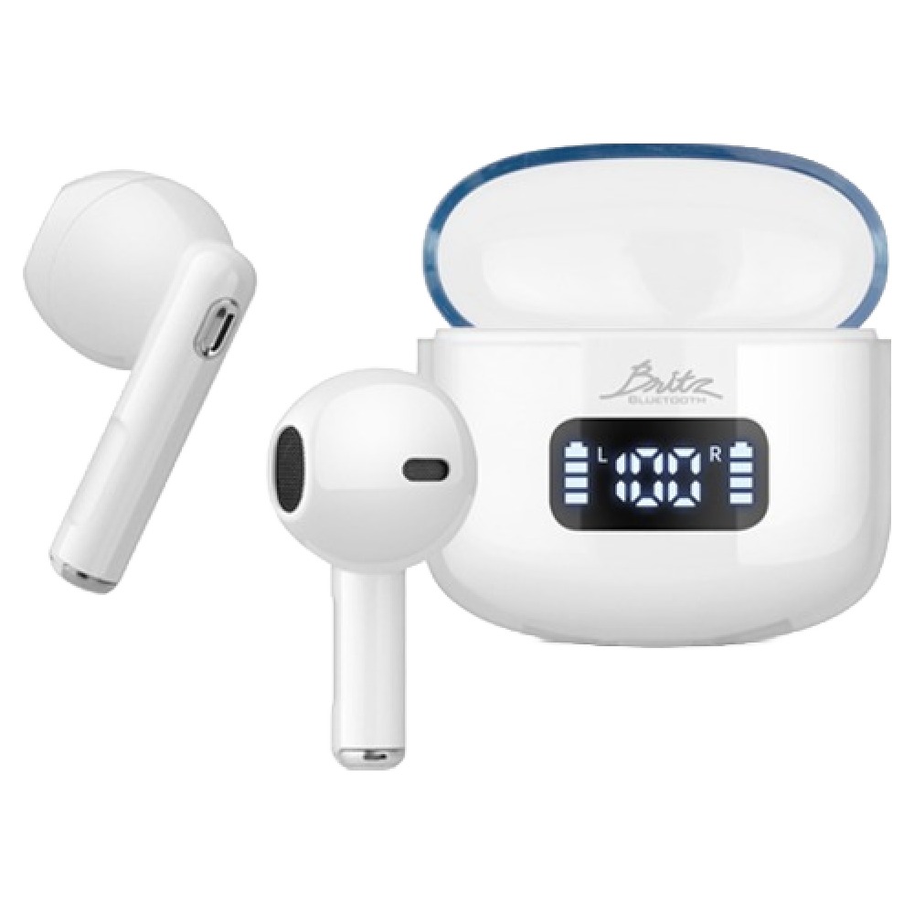 브리츠 초소형 초경량 ENC 소음제거 블루투스 V5.4 이어폰, BZ-AW3, 화이트, 4.5시간, 방수가능, BZ-AW3, 화이트 19,240원