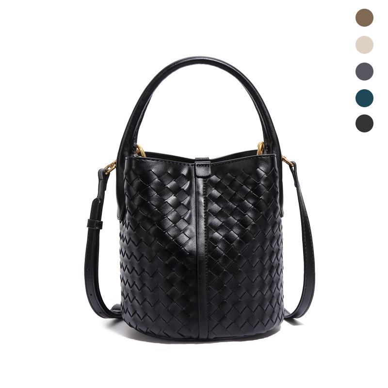 에쥬아 양가죽 클래식 버킷백 심플 위빙백 빅백+스몰백 41,990원