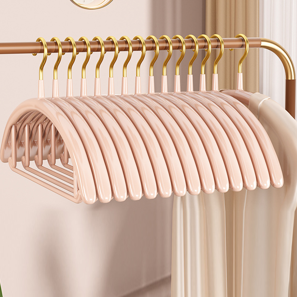 라라공방 호텔식 고급 실리콘 코팅 골드훅 어깨뿔방지 옷걸이, 핑크, 20개 26,900원