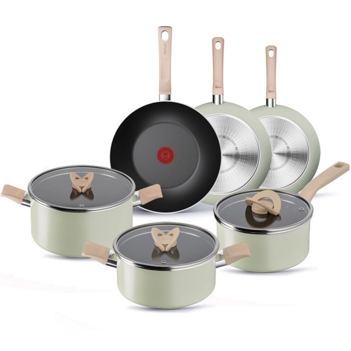 테팔 인덕션 세이지쿡 후라이팬 냄비4종5종세트(택1), 민트, 1세트, 01-4종(팬20+28+편수18+양수20) 139,600원