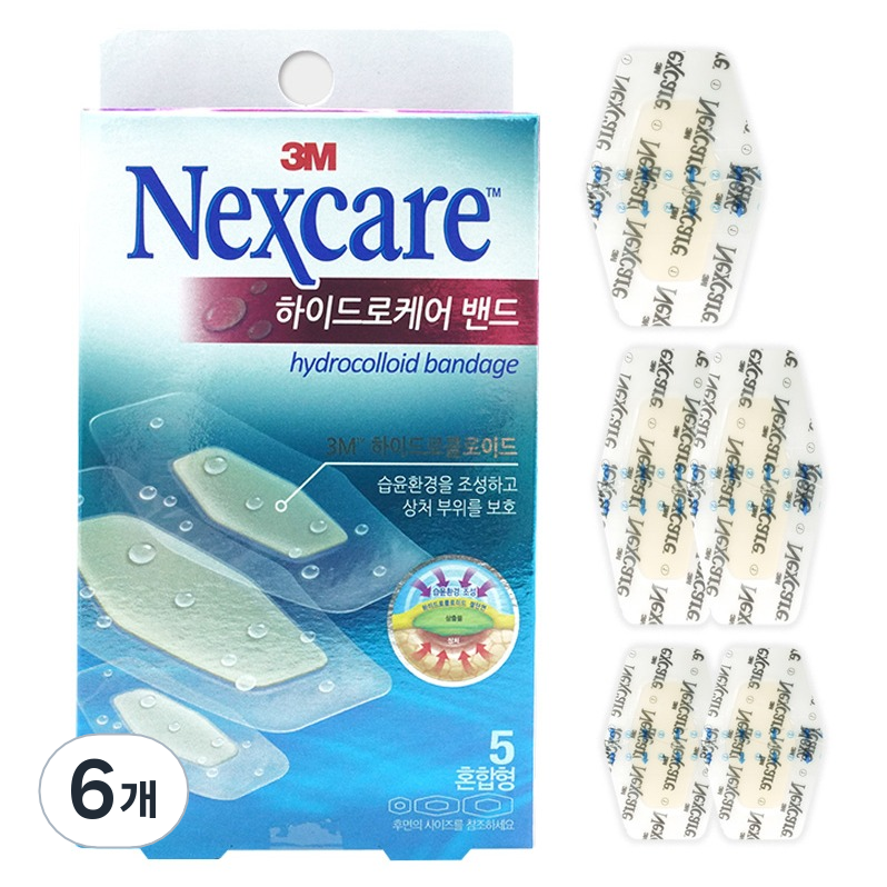 넥스케어 3M 하이드로케어 밴드 혼합형 5p 19,250원