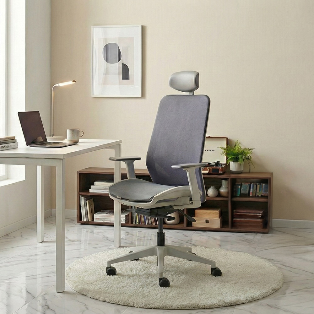 듀오백 사무용 컴퓨터 책상 메쉬의자 Q1W 에어로, 그레이 245,520원