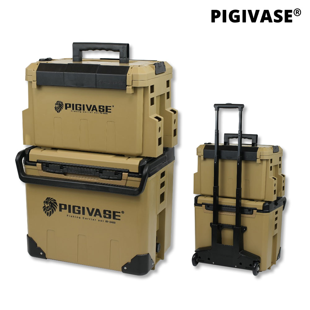 피기베이스 캐리어세트 2024년형 탄앤블랙+태클박스, 1세트 279,000원