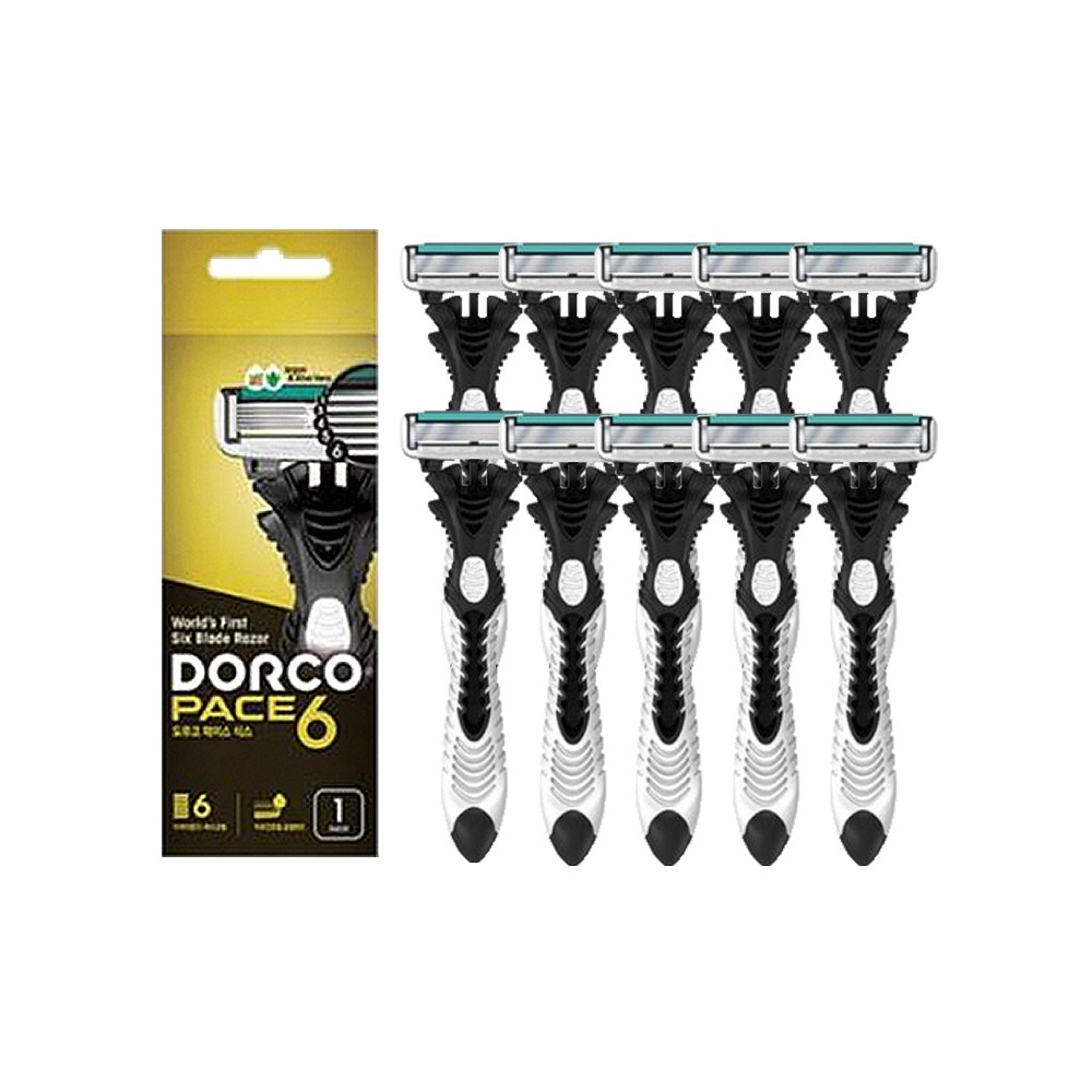 도루코 PACE6 휴대용 면도기 1입 X 10개 SXA100-1P, 10개, 6중날, 1개입 17,600원