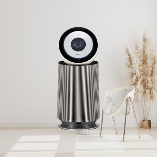 LG전자 퓨리케어 오브제컬렉션 360도 공기청정기 알파 UP 일반 필터 AS203NS3A 본품 AS203NSCA 66m2 + 필터 PFSAAC01 방문설치 1,499,000원