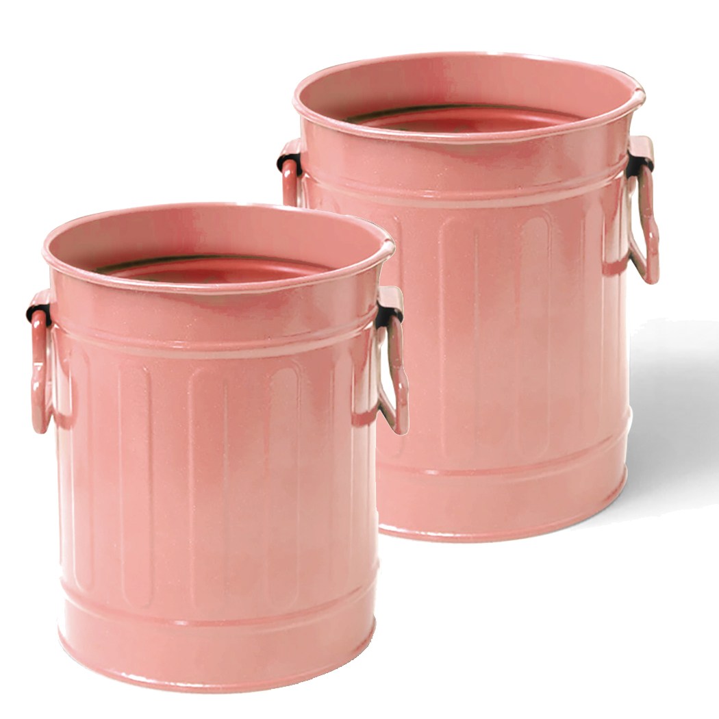 아워리빙 레트로 원형 스틸 연필꽂이, 2개, 핑크 5,500원