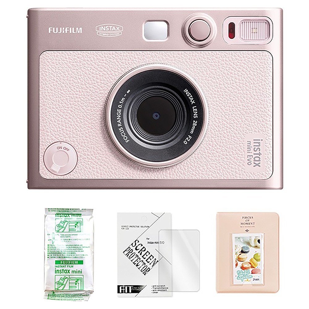 인스탁스 미니에보 EVO 핑크 젠틀로즈 즉석카메라 + 미니필름 10p + 액정보호필름 + 2단앨범 세트 545,200원