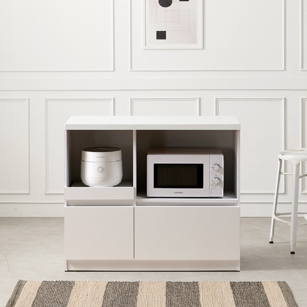 송목가구 인조대리석 아일랜드 식탁 홈바 테이블 주방 수납장 보조 조리대 225,900원