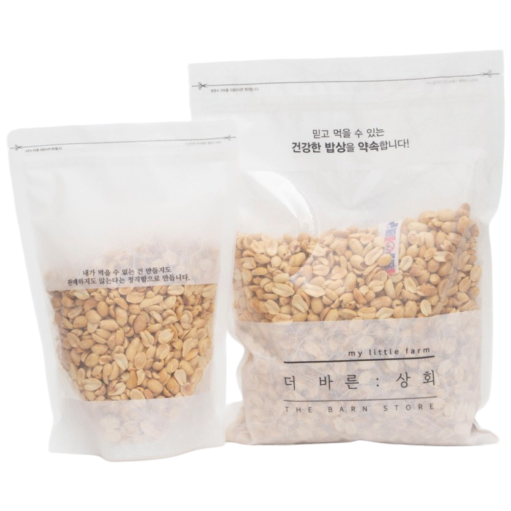 더바른상회 24년산 햇 구운 볶음 땅콩 반태, 500g, 1개 9,500원