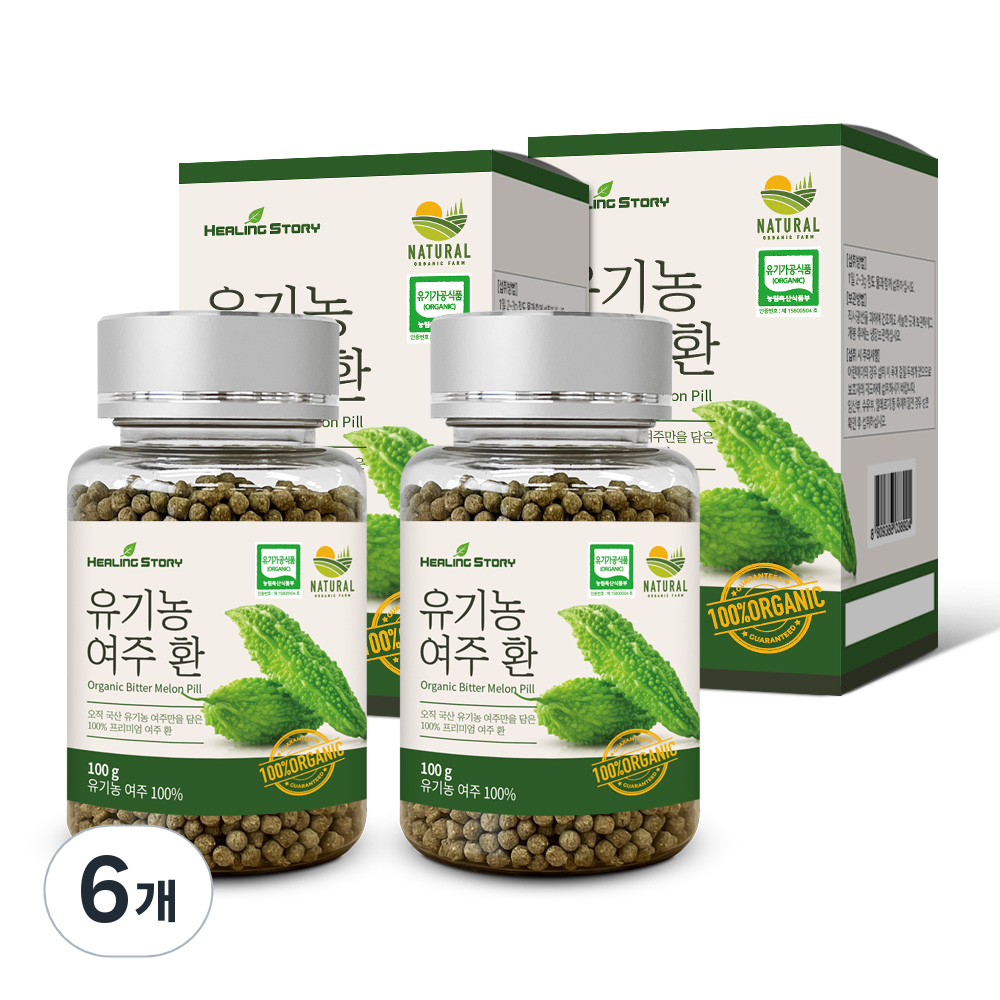 힐링스토리 유기농 여주환, 6개, 100g 91,200원