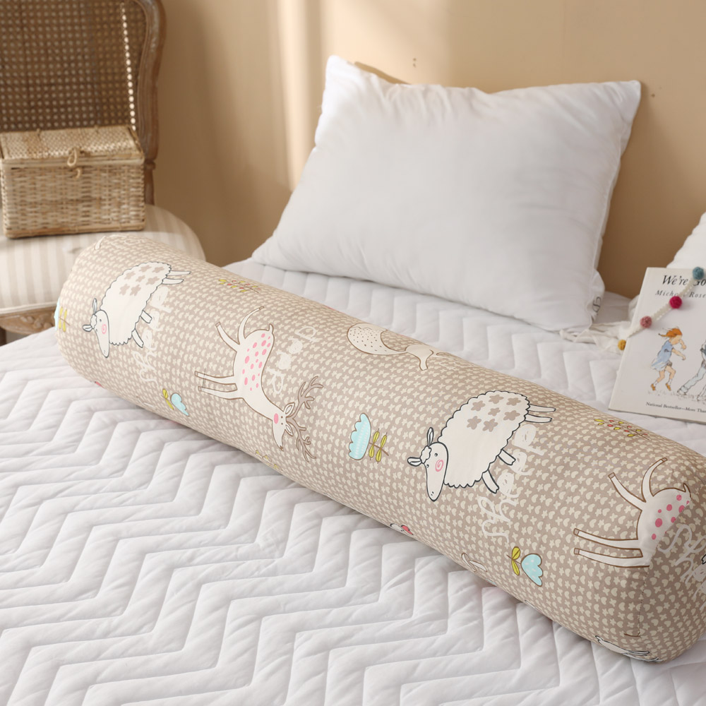 조은집 순면 일자형 롱쿠션 바디필로우 /정전기 없는 순면 안심필로우, (순면)애니멀베이지 24,400원