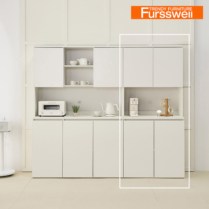 퍼스웰 카페키친 로즈800 긴문주방수납장세트(HA_100) 174,000원