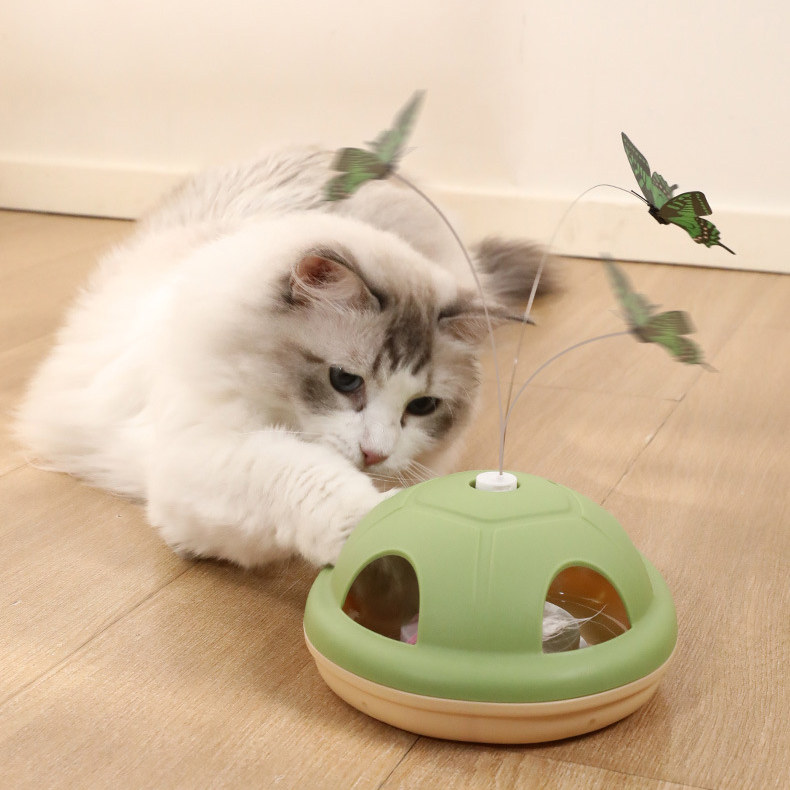 케리빙 고양이 깃털 자동 장난감, 그린, 1개 15,900원