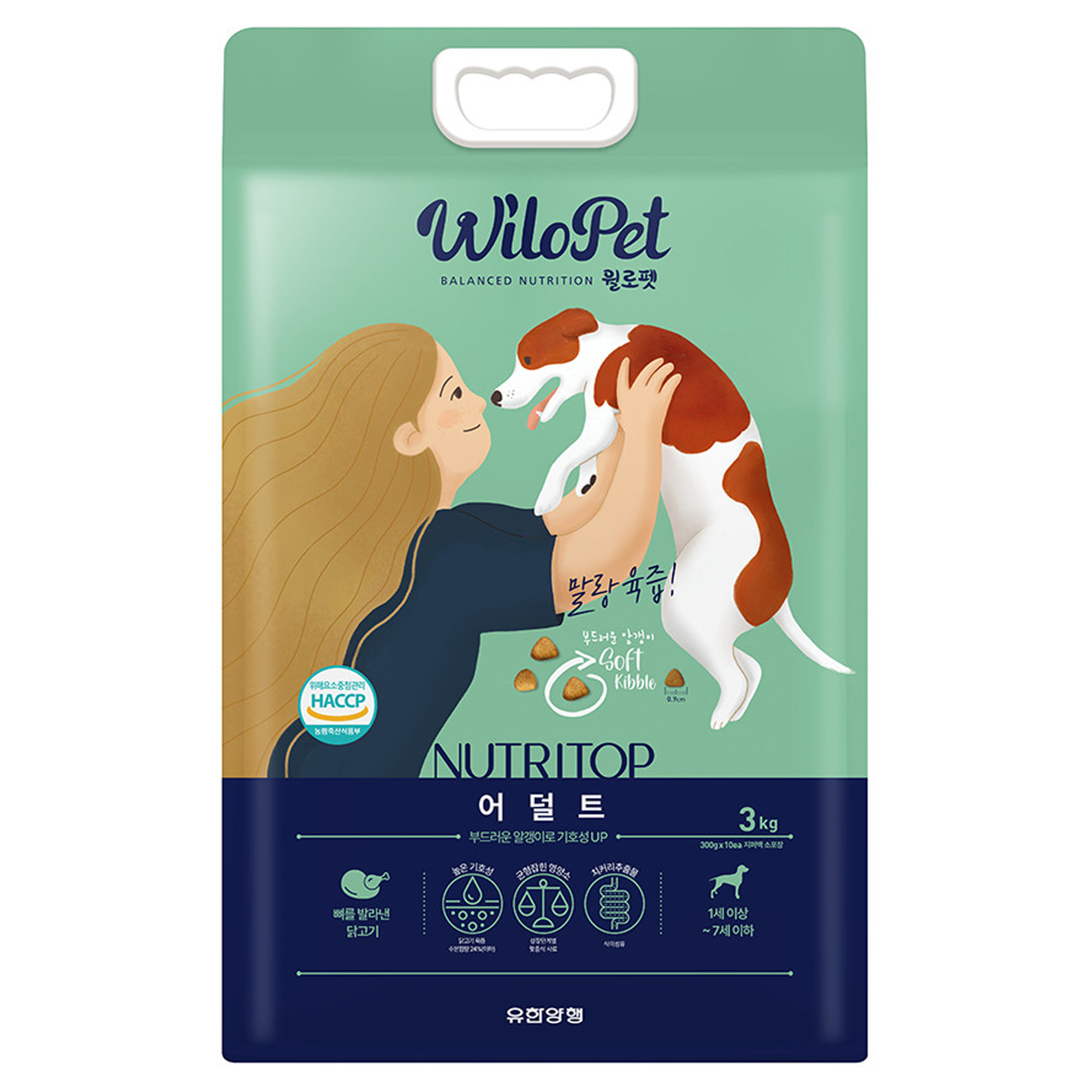 윌로펫 전연령 강아지 뉴트리탑 소프트 기능성 사료 30,550원