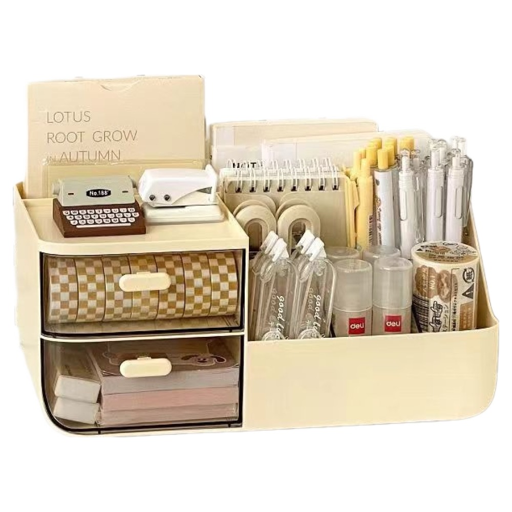 그리트 데스크 수납서랍 오거나이저, 크림, 1개 10,800원