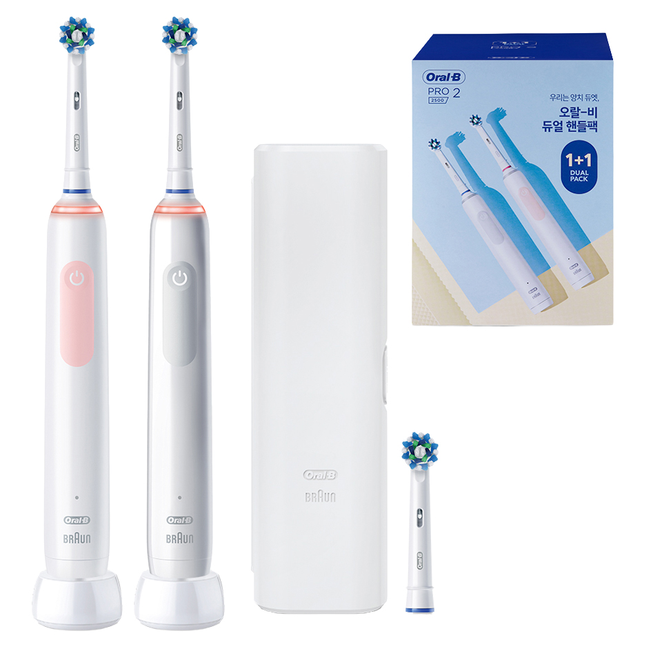 오랄비 듀얼 핸들팩 전동칫솔 140,540원
