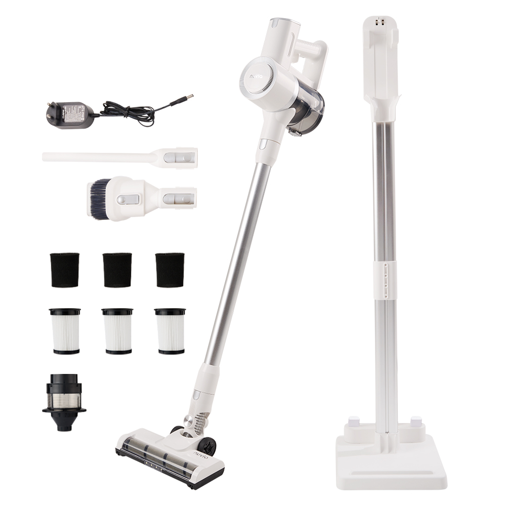 누비아 차이슨 무선 스틱 청소기 BLDC 진공 청소기, 자동충전 거치대 + 헤파필터 3P 899,000원