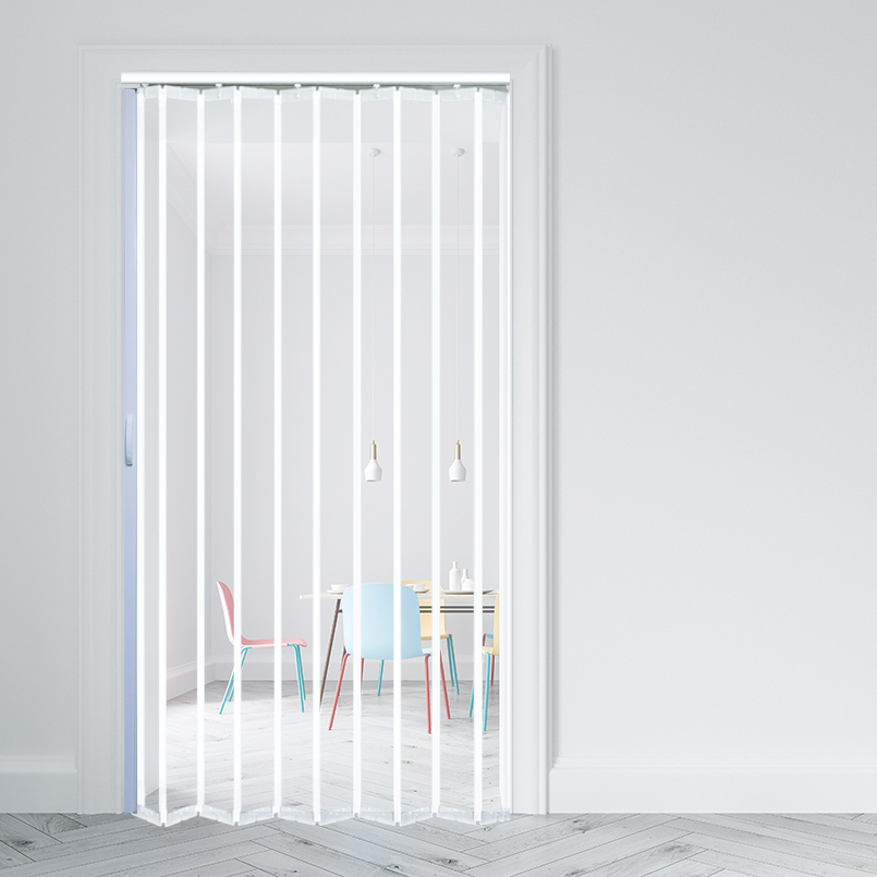 이케이몰 자바라 문 커튼 접이식 슬라이딩 홀딩 도어 투명 사이즈 선택 및 기재 99,000원