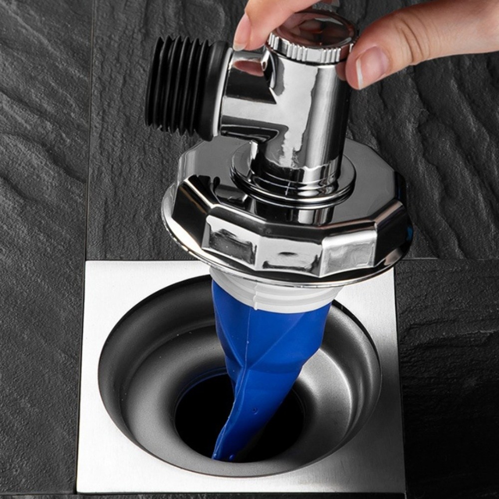 미니미니콩 배수구 트랩 (2구 T형) (자동개폐 실리콘형) 싱크대배수구트랩 5,700원