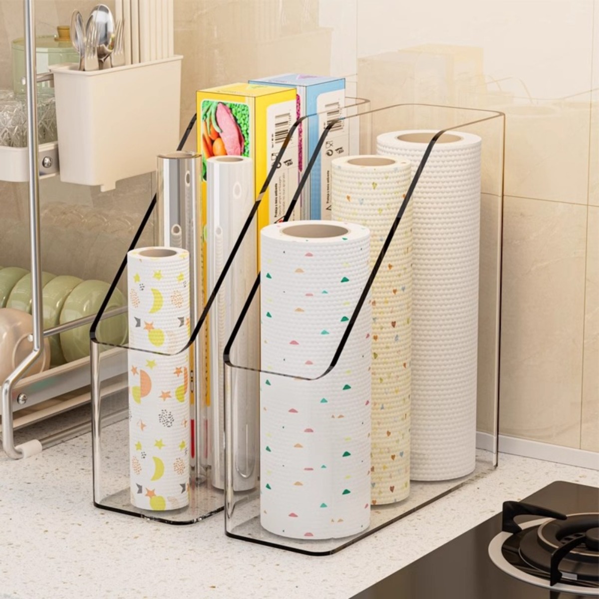 다데이 랩, 비닐, 밀폐 정리 케이스 수납 케이스 1SET, 2개, 투명 15,000원