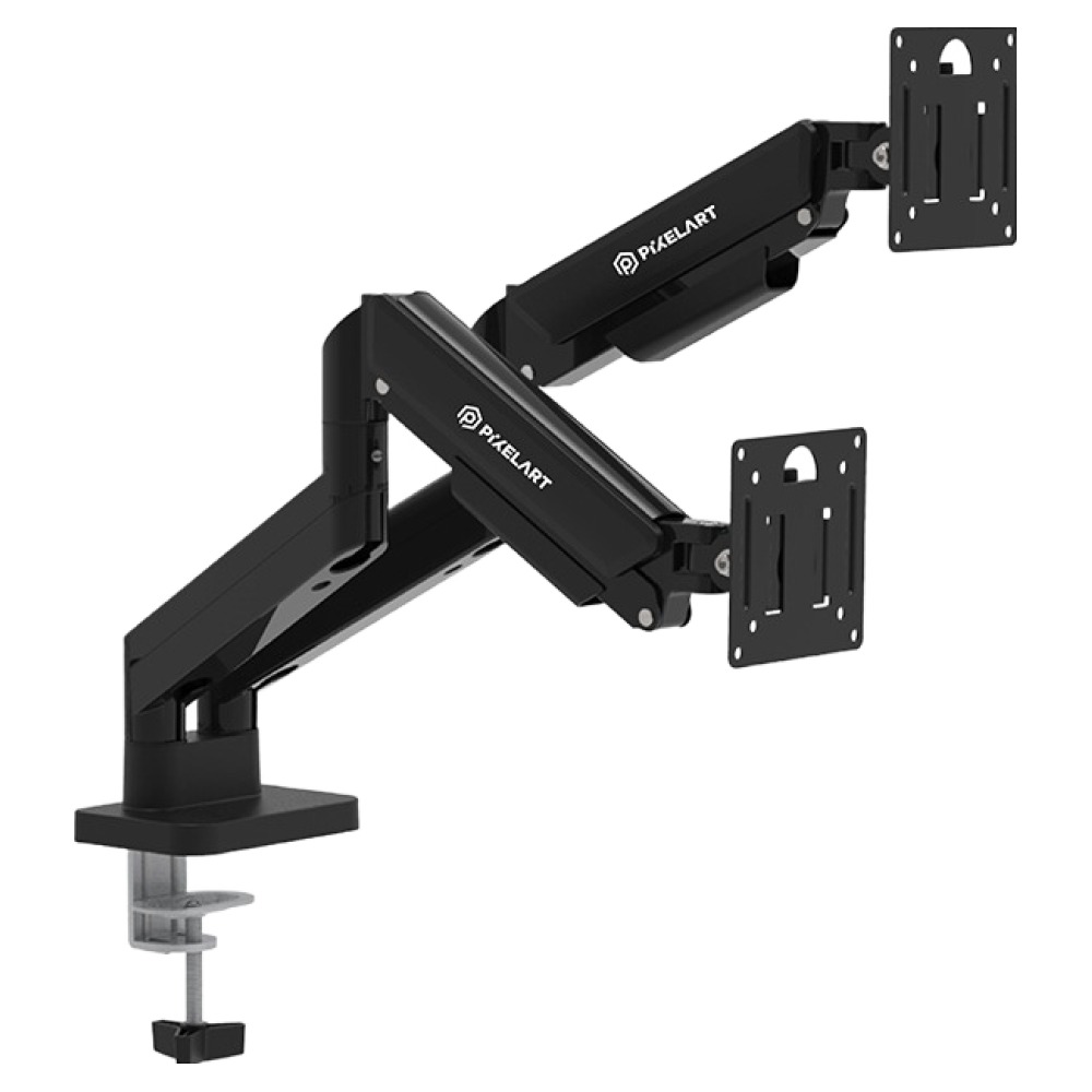 픽셀아트 스탠디아 B200 듀얼 모니터암, Black, 1개 45,500원