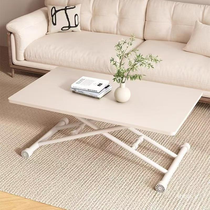 Tixpra 승강식 접이식 식탁 이동식 다기능 컴퓨터 책상, 화이트 119,900원