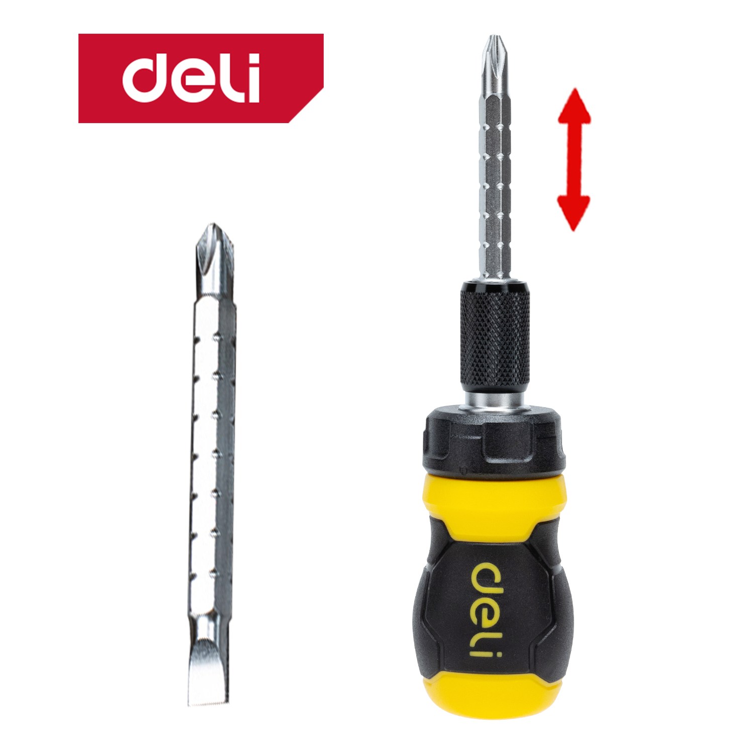 델리 주먹 라쳇 드라이버 십자 일자 양용 자동 깔깔이 드라이버, 1개 9,680원