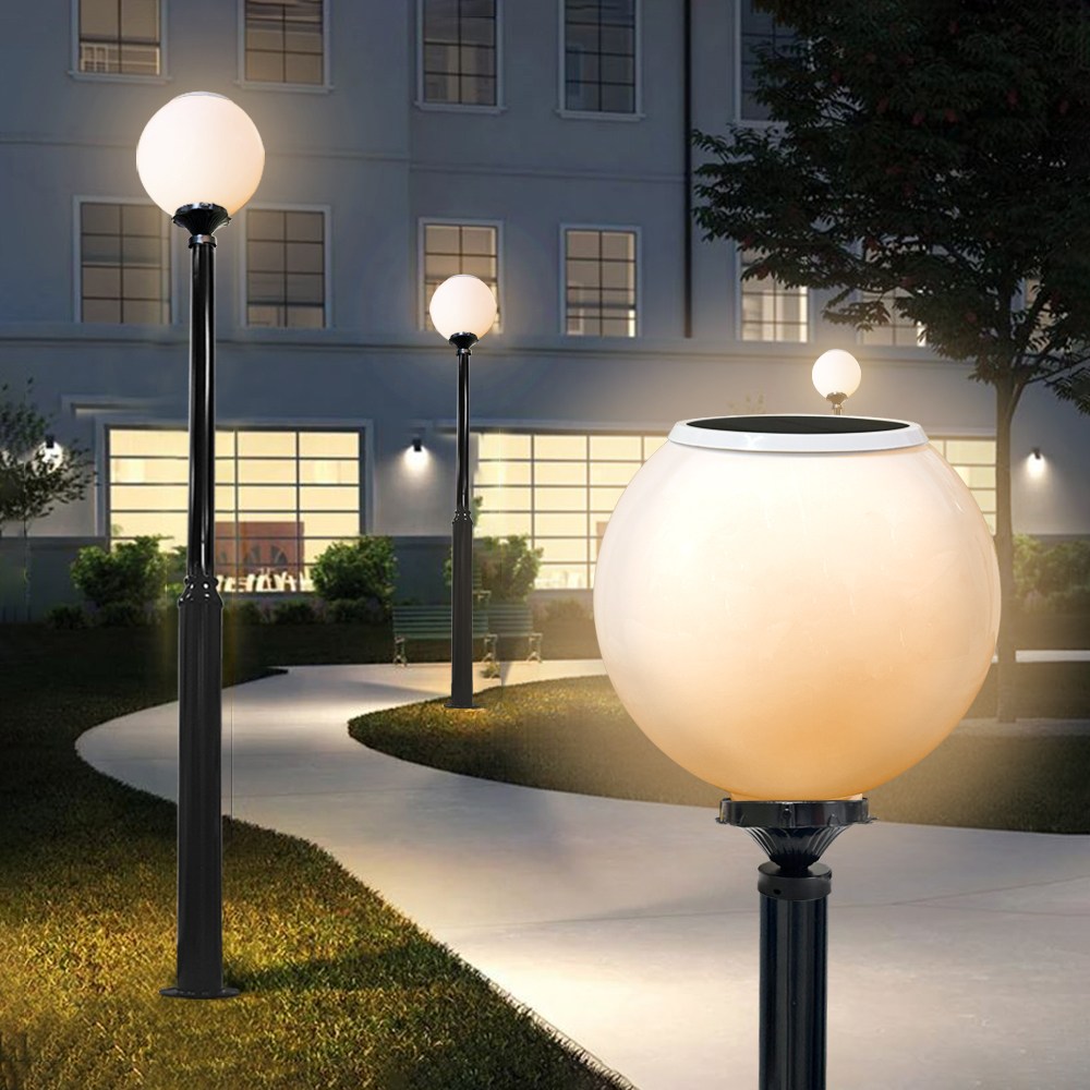 공간하우스 태양광 가로등 호박등 태양열 LED 야외 조명 기둥 보안등 전원주택 정원 156,700원